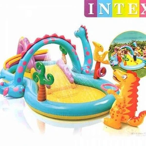 INTEX 57135 Dinoland play center slide water play equipment 3.02m x 2.29m x 1.12m