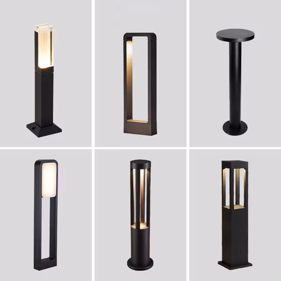 Import IP65 LED Solar Waterproof Landscape Aluminum Countyard Bollard Garden Lawn Light from China