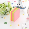 iridescent paper sticky memo pad custom/wholesales mix color writing pad for school&office uses sticky memo