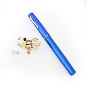 JT5-A The Pen Fishing Rod With Blue Color + Fishing reel