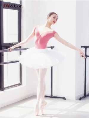 JW Adult Girls 7 Layers Dancewear Skirt White Black Swan Lake Ballet Tutu