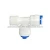 Import K7544 white plastic quick Tee pipe connector fitting with 1/4&#39;&#39; tube connector &amp; 1/4&#39;&#39; male thread from China