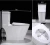 Import KD-T084P Chaozhou Factory Elegant Curved Design Nice Bathroom Flush Toilet Bowl Set Ceramic Sanitary Ware from China
