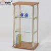 Keep Your Products Safe Lockable Counter Top Glass Toys Display 4-layer Jewelry Display Showcase Design