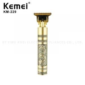 Kemei  KM-229  Profession Electric T-Outliner USB  Rechargeable  battery Hair Trimmer Men Barber Cordless Hair Cutting Machine