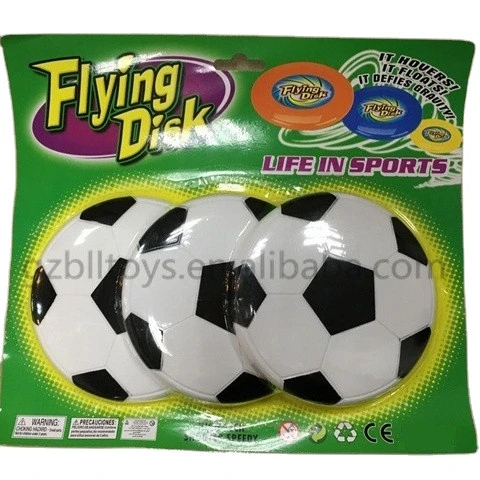 kids plastic fribee toys flying disc sport games outdoor toys football shape fribee