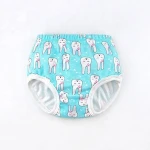 Kids underwear for children baby girls briefs of 40 combed cotton double fabrics