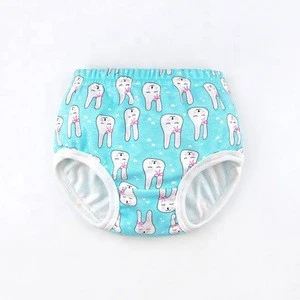 Kids underwear for children baby girls briefs of 40 combed cotton double fabrics