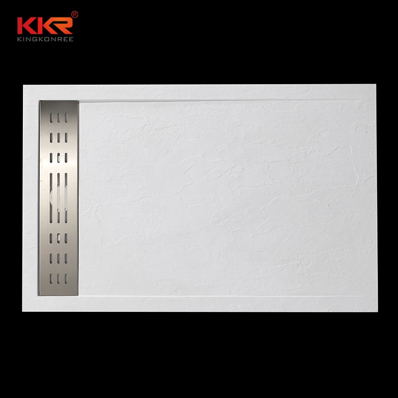 KKR Large Shower Tray Resin Stone Holte Bath Shower Trays Solid Surface Base piatto doccia