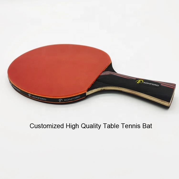 Konford TT Racket Set Custom Print Logo Ping-Pong Paddle Set Case Quality Single Bag Wholesale Bat Table Tennis Racket Set