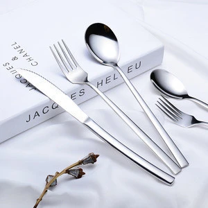 Korean Stainless Steel 304 Cutlery set fork spoon knife
