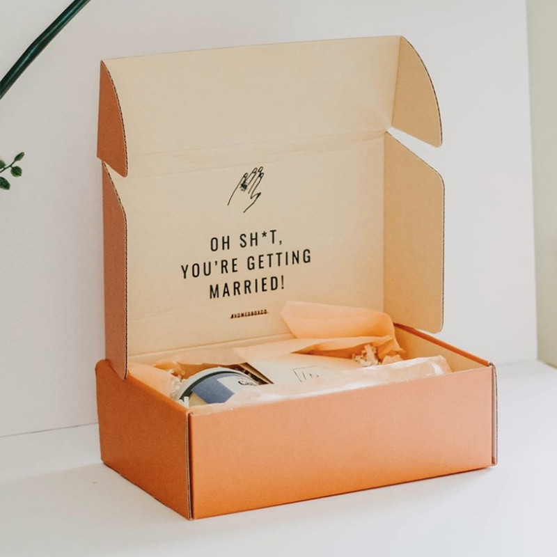 Buy Kraft Paper Cardboard Box, Luxury Packaging Mailer Paper Box, Paper ...