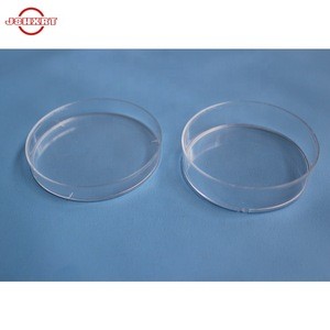 Laboratory disposable ps plastic transparent sterile petri dishes 70mm