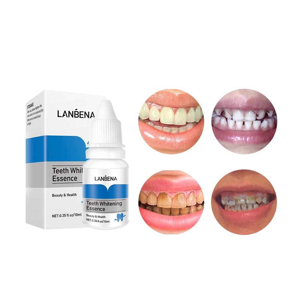 LANBENA teeth whitening essence white teeth free shipping