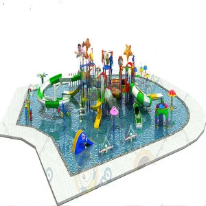 large fiberglass slide for water pool, water play equipment for sale