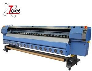 Large format solvent color inkjet printer with konica print head for outdoor panaflex printing