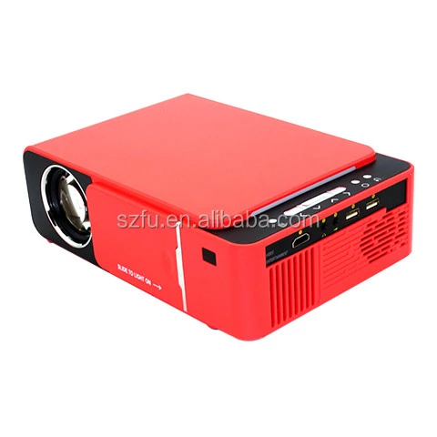 Latest From China Cinema Professional Led Lamp Source Best Portable Projectors Home Theater With Wifi T6 Video Projector