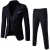 Import Latest styles Luxury cashmere wool One  buttons blue coat pant man suit from China