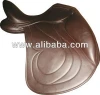 Leather Jumping Horse Saddle In Brown