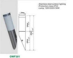 LED Bollard Light outdoor lawn bollard light