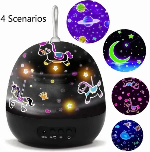 LED Kids Baby Sky Star Starry Night Light Projector Remote Control