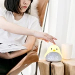 Led Night Light Cute Bird Kid Digital Table Alarm Clock With Light For Bedroom