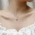 Import Lerca wholesale 2024 fashion design 925 Sterling Silver Clover Charming Necklace with diamond Flower Clavicle Chain for female from China