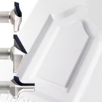 LIVTER valuable 3pcs pcd cnc wood router bits woodworking diamond router bit milling cutter head cabinet door frame tools