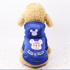 Lovely Cartoon Superman and Sports Hoodie Pet Clothing Dog Apparel