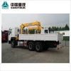 low price 371hp SINOTRUK HOWO cargo 10 ton truck mounted crane 10 ton truck crane for sale