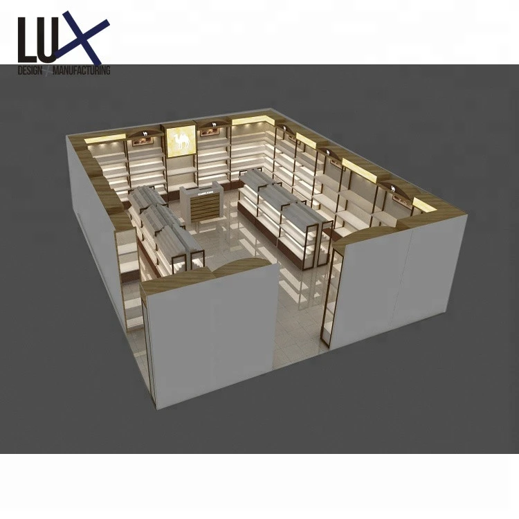 LUX Brand New Furniture Clothes Equipment Apparel Shop Kiosk For Store Design