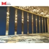 Luxury board surface aluminum frame acoustic soundproof movable folding room partition wall with doors malaysia