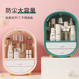 luxury cosmetic organizer  plastic  jar  cosmetic brush storage box wholesale cosmetic  make up organizer  box