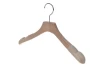 Luxury Customized Wooden Hanger with Anti-Slip Velvet Shoulder