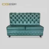 Luxury design custom tufted Restaurant Chesterfield Booth Seating Coffee Shop Furniture Set