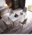Import Luxury Dining Room Furniture 6 Chairs Marble Dining Table Set from China