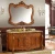 Import Luxury High End White Solid Oak Wood Bathroom Furniture Mirrored Vanity Closet Bathroom Cabinet from China