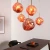 Import Luxury Modern Chandeliers Lighting Home Decorative Design Nordic Glass PVC Lava Hanging Light Living Room Melt Pendant Lamp from China