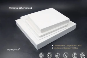 LUYANGWOOL 1260c Aluminium Silicate wool ceramic fiber Board