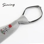 Made in China adjustable school uniform custom zipper tie wholesale for girls