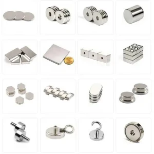 Magnetic Permanent Nickle Plated Industrial Block N35 Neodymium Magnet with Neodymium Magnets Generator