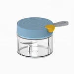 Manual Food Chopper, Manual Pull String Food Processor, Hand Held Pro Onion Chopper Dicer for Vegetables/Meat/Fruits