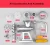 Import manual sausage filling machine meat filler for home kitchen sausage stuffer from China