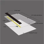 Manufacture A3 Ultra Slim LED Drawing Tracing Light Box Trace Adjustable Dimming Bright Artist Tattoo Stencil Tracing Light Pad