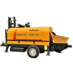 manufacture direct concrete pump HBTS40-12-62R with double open hydraulic loops for sale