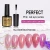 Import Manufacturer direct sell pink transparent hot style smoothie magnetic crystal cat eye nail oil polish gel glue from China