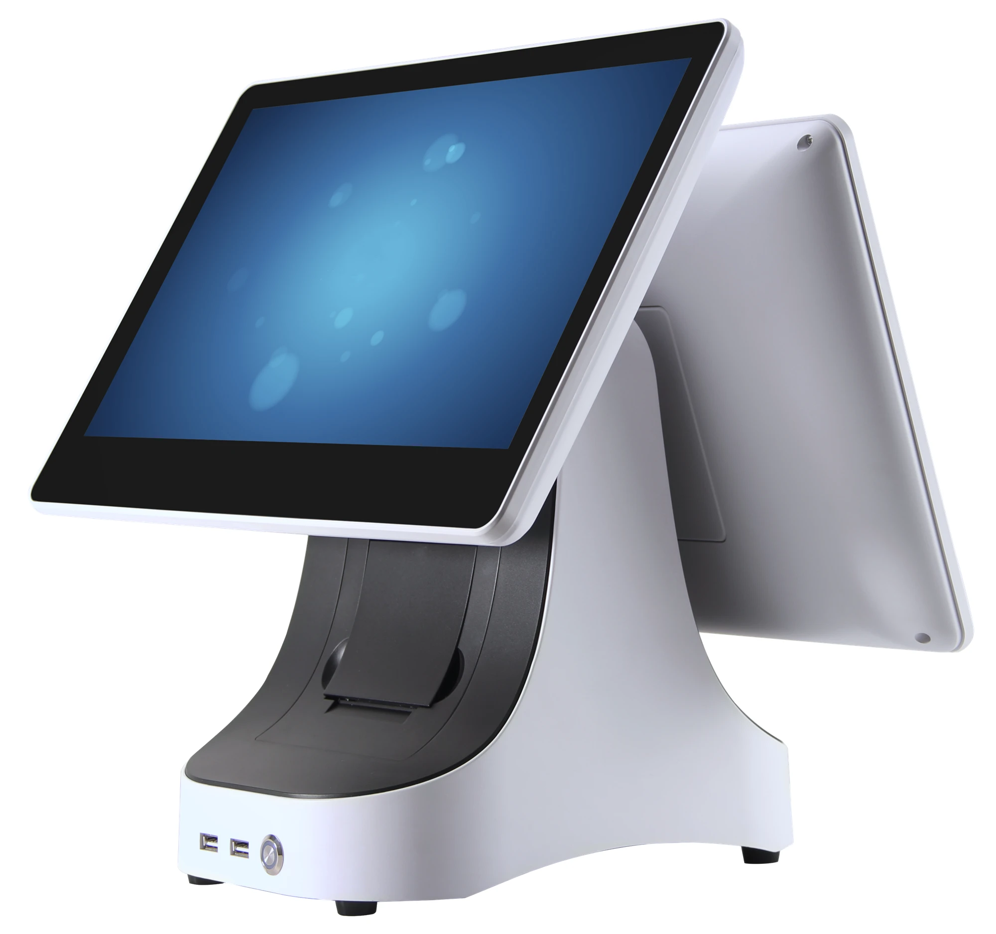 Manufacturer factory price for pos systems windows dual screen windows payment terminal