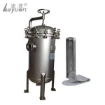 Manufacturer Industrial Bag type Water Filtration Purification Equipment Sanitary SS Bag Filter Housing