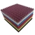 Import Manufacturer production high density wholesale studio sound proof foam acoustic foam from China