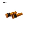 Many colors chrome TR43E TR48E metal clamp-in stem wheel schrader valves motorcycle tubeless tyre valve